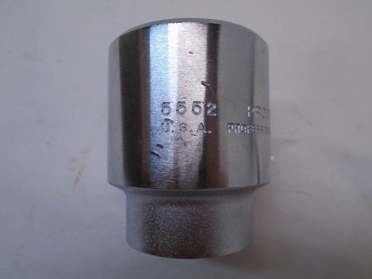 NEW STANLEY PROTO 3/4 IN. DR. SOCKET 1-5/8 IN. 12 PT. 5552 R22