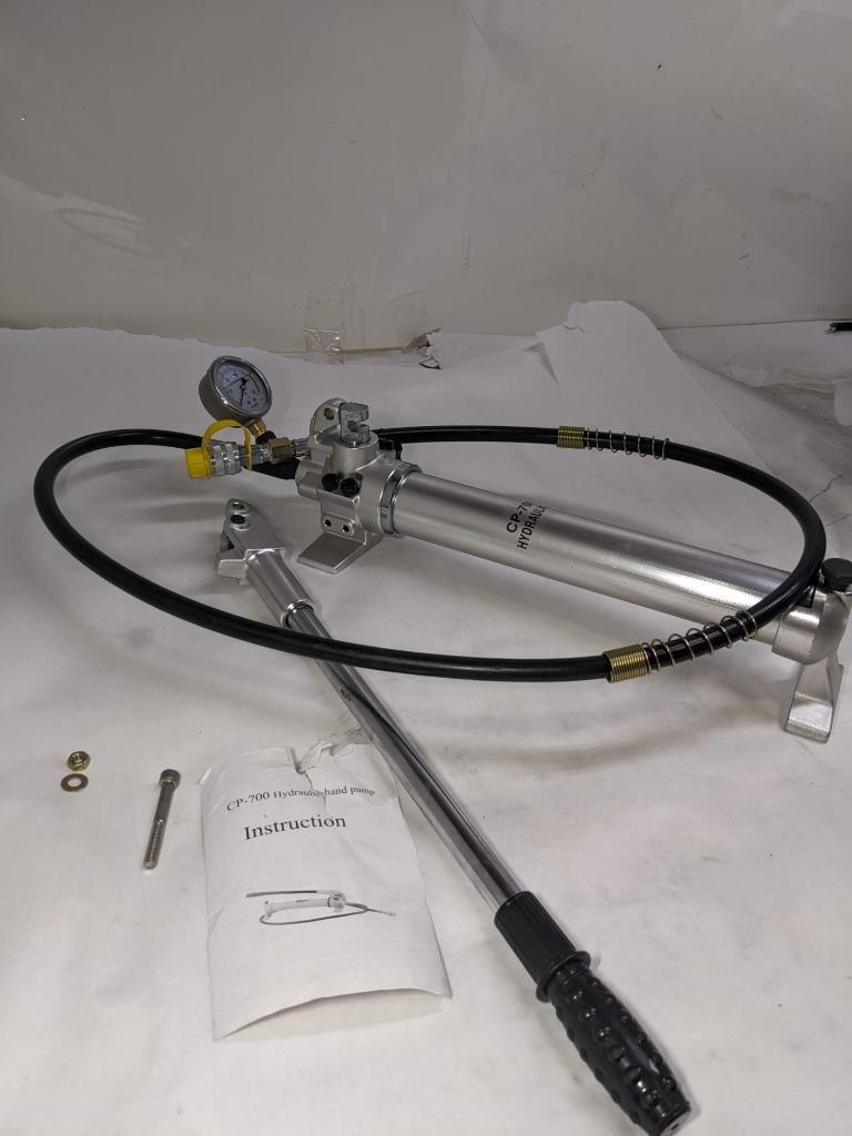 MANUAL HYDRAULIC PUMP 2 SPEED 10000PSI 900CC CP700LB HYDRAULIC HAND PUMP NEW R11