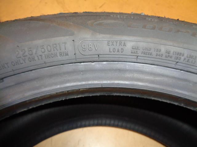 COOPER ENDEAVOR P 225 50 17 98V SL TIRE 166282008 BQ3