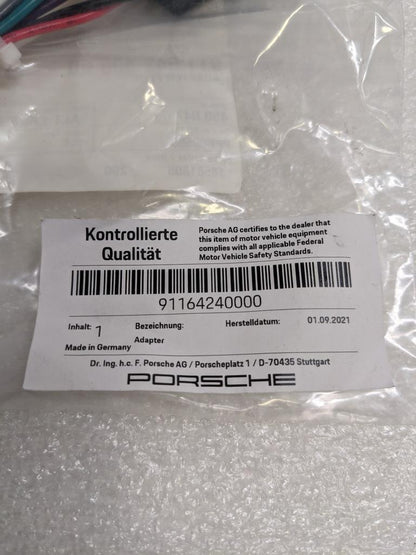 PORSCHE 91164240000 ADAPTER PLUG FOR PORSCHE NEW PGB2TB