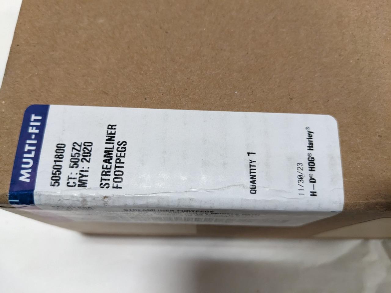 Harley Davidson 50501800 Streamliner Footpegs FOR 03-earlier XL models etc R21T4