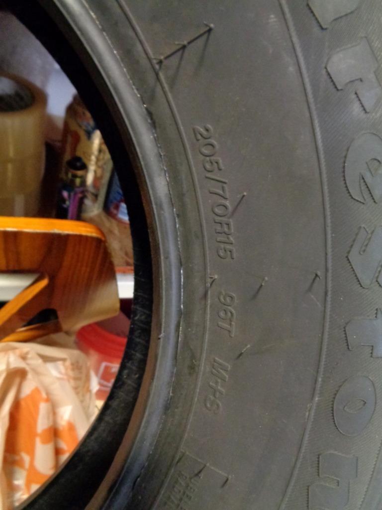 1 FIRESTONE ALL SEASON P 205 70 15 96T SL TIRE 004044