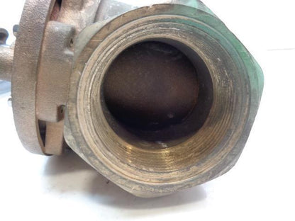 NEW HUNTER VALVE IBV301GFS 3 INCH BRASS GLOBE VALVE W/ FILTER SENTRY R32