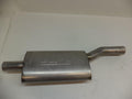 NEW BORLA REAR SINGLE STAINLESS OVAL MUFFLER