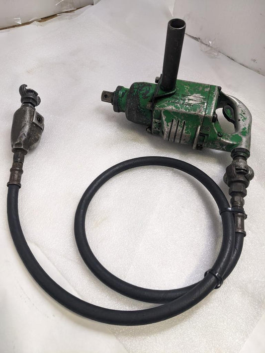 CLECO PNEUMATIC AIR IMPACT WRENCH 1-1/2'' SQUARE DRIVE 1201-3002 FT/LB USED R22