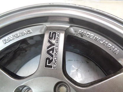 1 RAYS ENGINEERING WVG2E35EA VOLK RACING WHEEL 15X8JJ 35MM 5X114.3 & CAP USED WR
