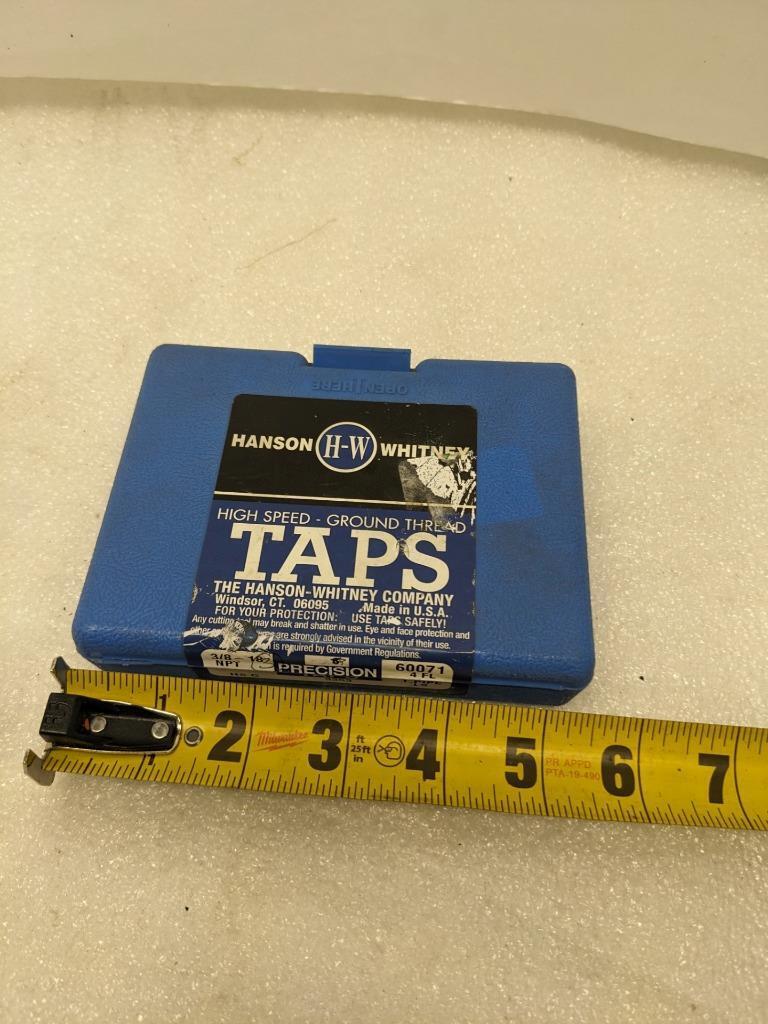 HANSON WHITNEY 60071 HIGH SPEED GROUND 3/8-18 THREAD TAPS HS G NEW R22T5
