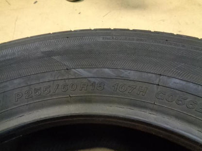 1 NOS YOKOHAMA GEOLANDAR H/T GO56 P 255 60 18 107H SL TIRE 93258 BQ1