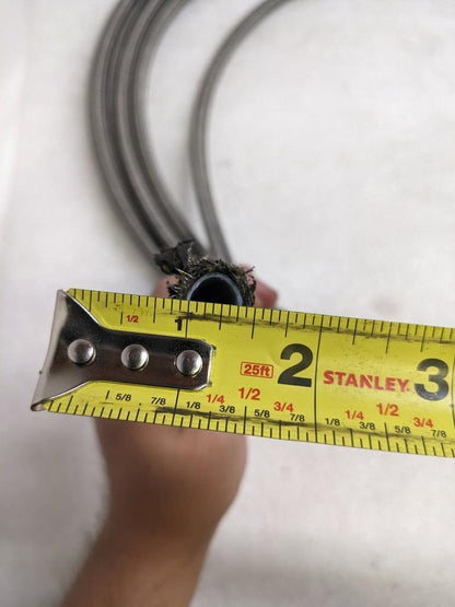 UNBRANDED BRAIDED 30' METALLIC HOSE 3/8" ID 1/2" OD W/ PLASTIC TUBING NEW R3T3