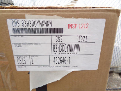 SEARS SEATING M2/C2+ LOW PROFILE BLACK ASPHALT FABRIC CHAIR 83H3D0YNNNNN BAY3