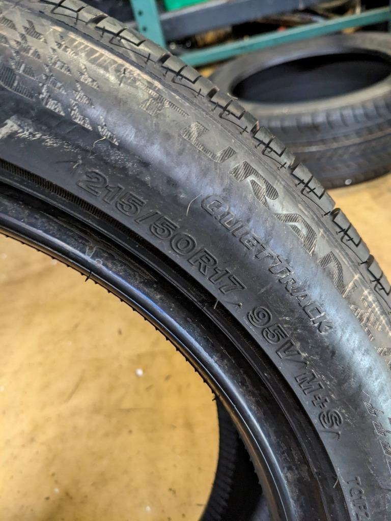 BRIDGESTONE TURANZA QUIET TRACK P 215 50 17 95V XL TIRE 000077 CQ2
