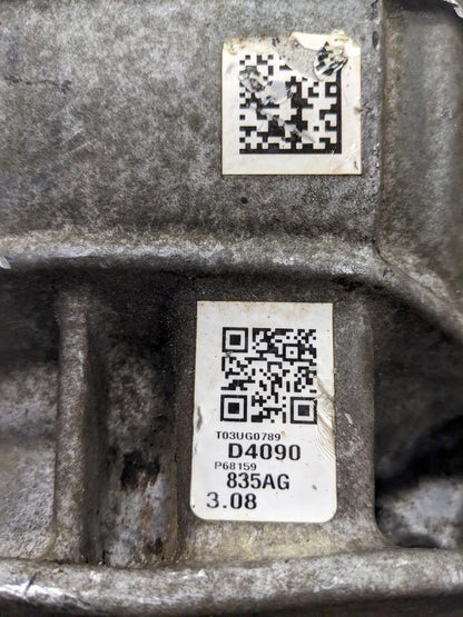 2019 DODGE CHELLENGER RWD AT 5.7L REAR 3.08 DIFFERENTAIL CARRIER RDU230FE BSRG5