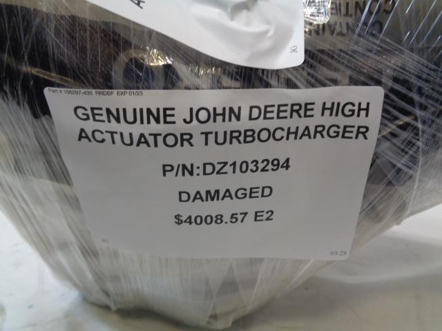 GENUINE JOHN DEERE HIGH ACTUATOR TURBOCHARGER DS103294 DAMAGED E2