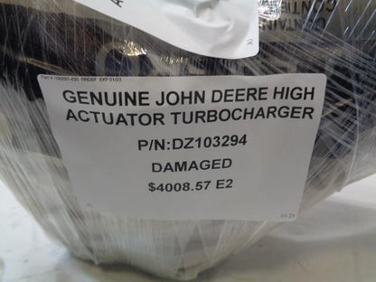 GENUINE JOHN DEERE HIGH ACTUATOR TURBOCHARGER DS103294 DAMAGED E2