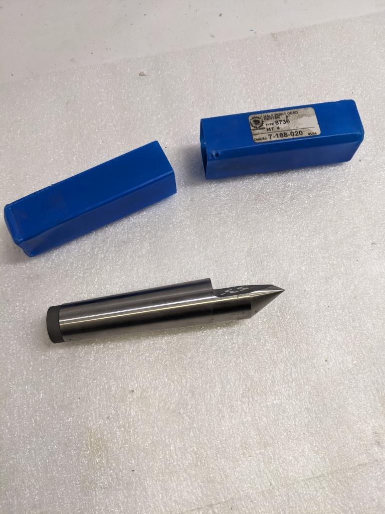 BISON 8730-4 HALF POINT DEAD CENTER SOLID MT4 TAPER MORSE 7-188-020 NEW R22T5