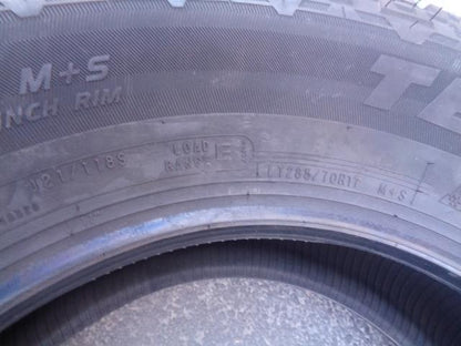 HERCULES TERRA TRAC A/T II ATC BSW 285 70 17 121/118S LRE 10PLY TIRE 09287 SU16