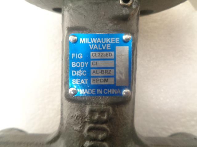MILWAUKEE CL223E BUTTERFLY VALVE 3" 200 PSI NEW R11