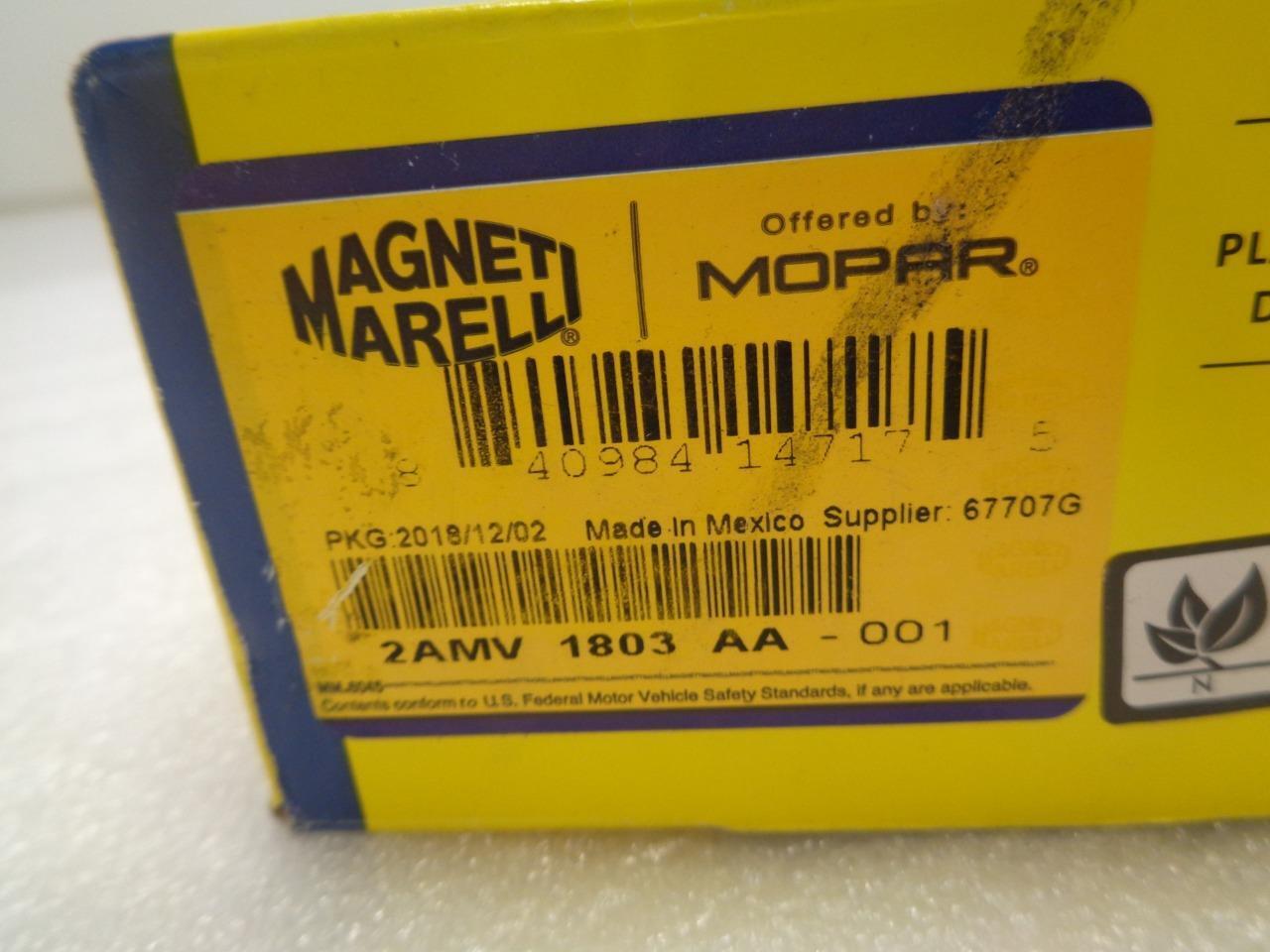 NEW Magneti Marelli by Mopar 2AMV1803AA Brake Pad Set (4 Pads) R5TD