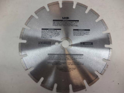 NEW MK DIAMOND MK-CX10 12-INCH CONCRETE DIAMOND SAW BLADE 12" x 1" 159615 SP2T2
