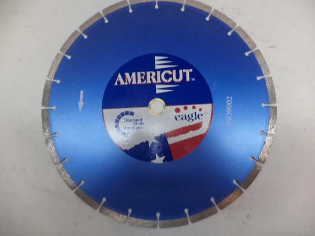 NEW AMERICUT EAGLE 13 3/4" DIAMOND BLADE WAREHOUSE 3/4" ARBOR ISO 9002 SP1T3