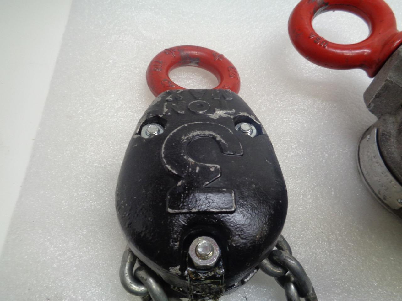 MORGAN AEROSAFE 3 TON/6000LB AEROSPACE GRADE WORM GEAR HOIST USED H2