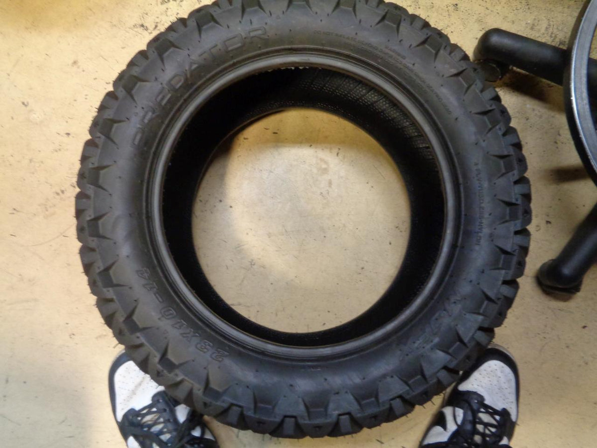2 NEW GOLF TIRES MADJAX PREDATOR ALL TERRAIN GOLF 23 10 14 4PLY 20-006x1