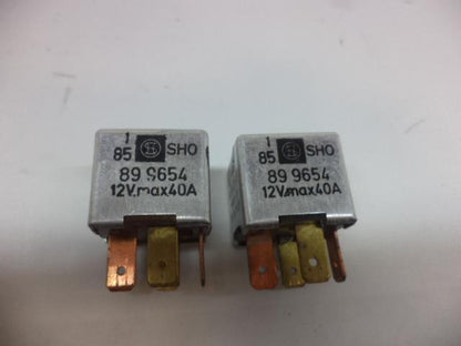 Volkswagen Group Multi Purpose Relay 12v 40a USED GENUINE PAIR 141951253B R23TE