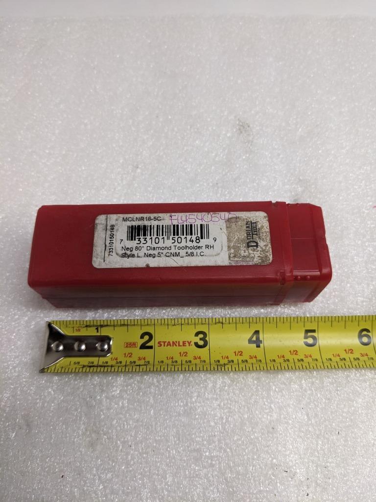 DORIAN TOOL 50148 RH TOOLHOLDER MCLNR-16-5C FOR CNM_543 INSERTS NEW R22T5