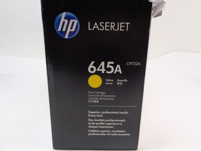 NEW HP 645A YELLOW TONER CARTRIDGE 645A C9732A FOR COLORJET 5500 5550 SR