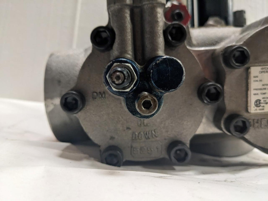 EECO HYDRAULIC UV-7B ELEVATOR ELECTRICALLY OPERATED CONTROL VALVE  500PSI BSR7