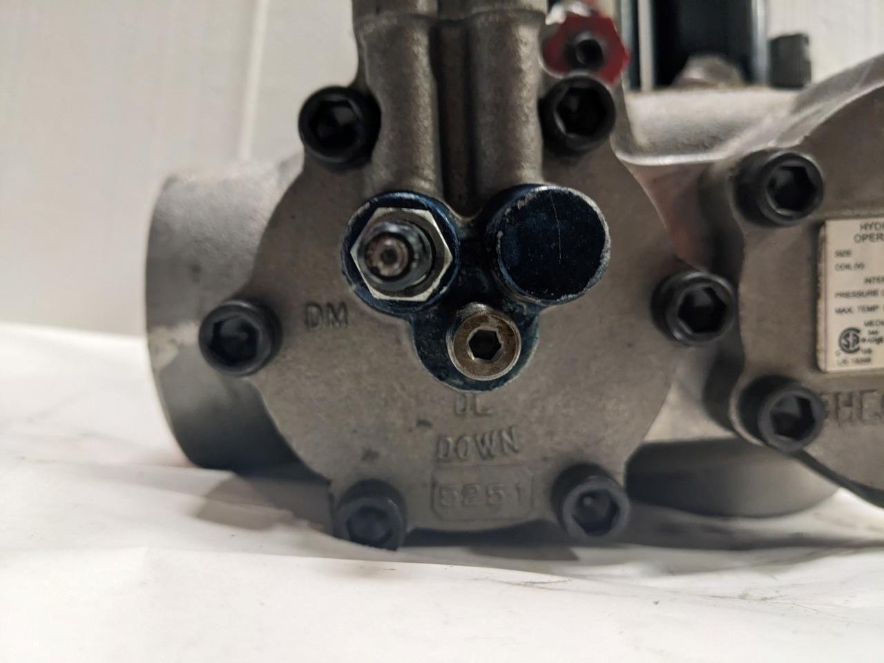 EECO HYDRAULIC UV-7B ELEVATOR ELECTRICALLY OPERATED CONTROL VALVE  500PSI BSR7