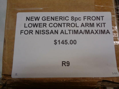 New Generic 8pc Front Lower Control Arm Kit for Nissan Altima/Maxima R9
