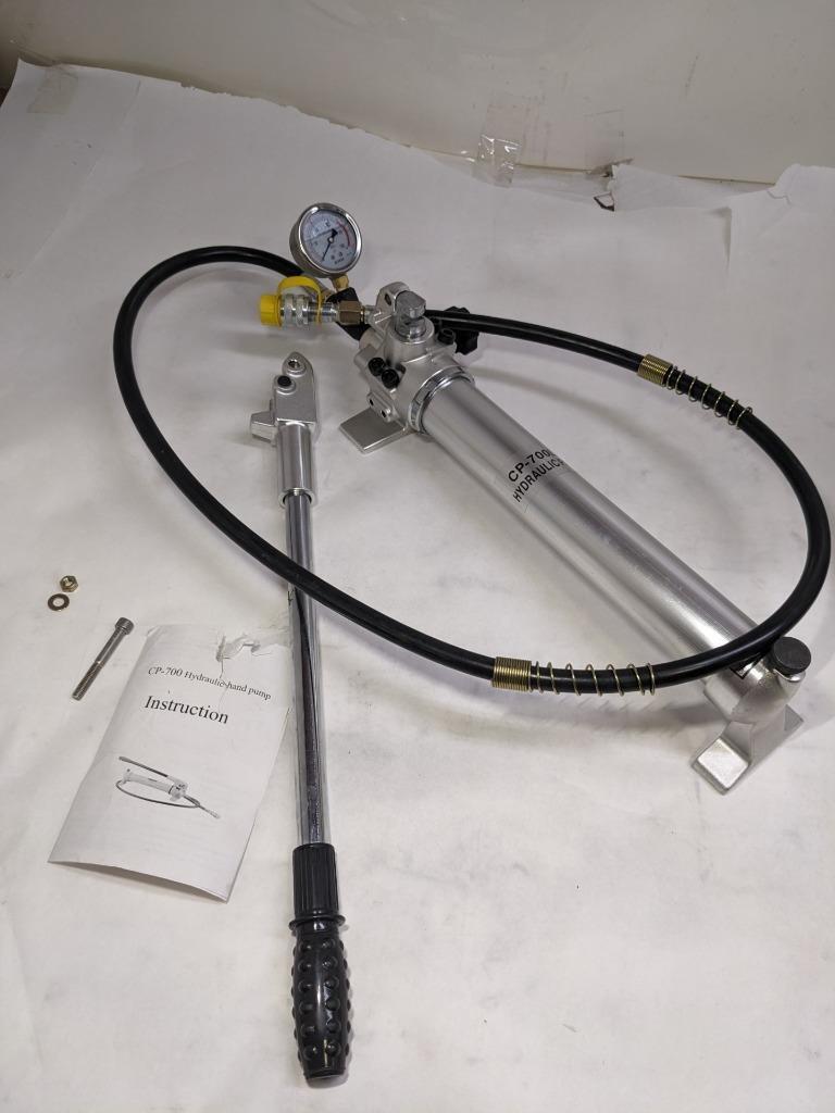 MANUAL HYDRAULIC PUMP 2 SPEED 10000PSI 900CC CP700LB HYDRAULIC HAND PUMP NEW R11