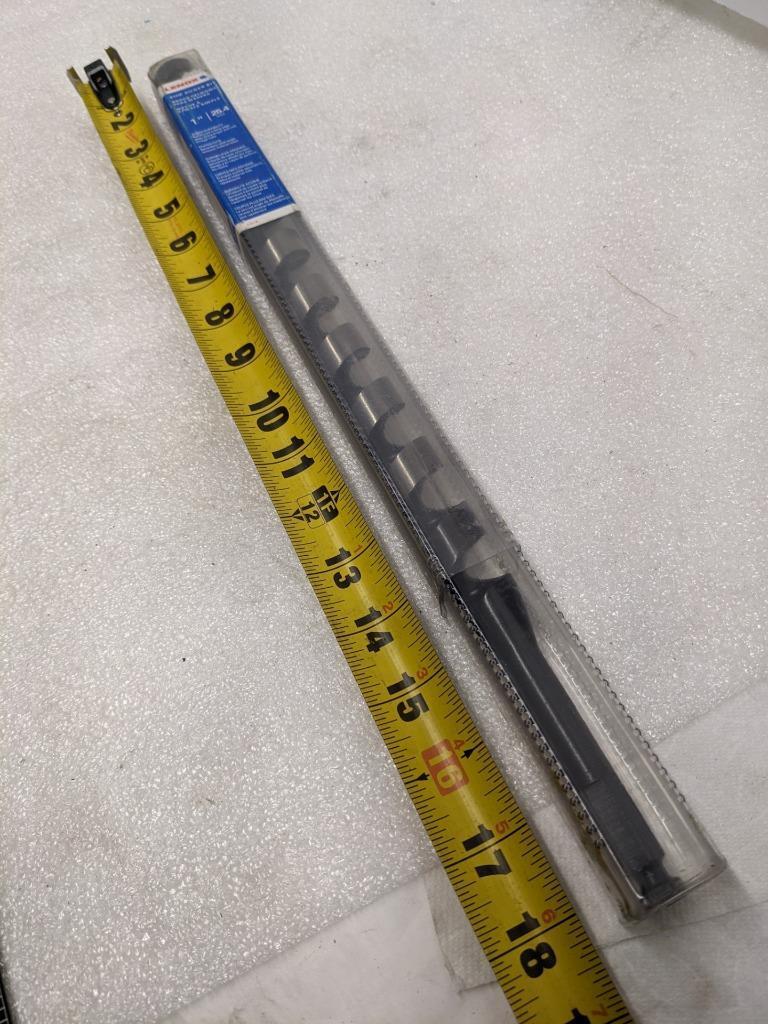 LENOX 31016 1" X 18" SHIP AUGER BIT CHIPPED DRILL BIT NEW D0