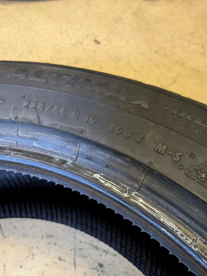 USED GENERAL ALTIMAX ARTIC 12 P 225 55 19 103T XL TIRE 15503200000 CQ2