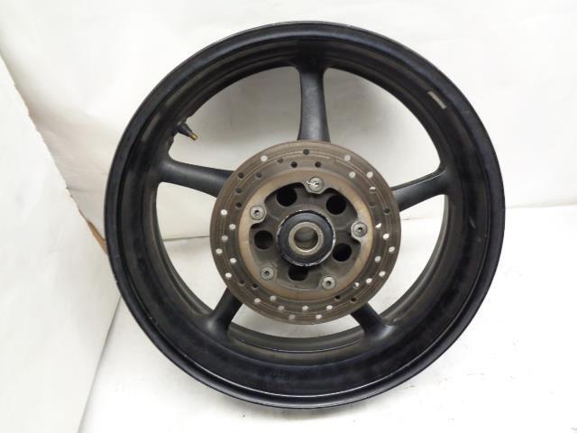 USED 5SL YAMAHA Y-Z MOTORCYCLE WHEEL SET BLACK w/ ROTORS 17X3.5 17X5.5 WR