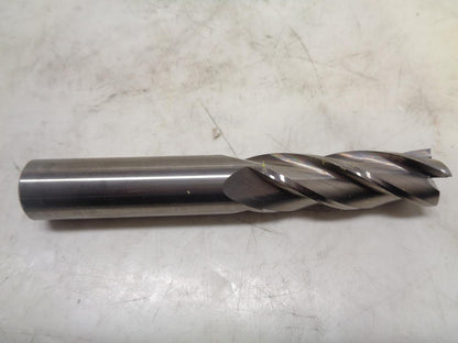 NEW BASSETT 51266 CARBIDE END MILL 3/4"x2-14" 4 FLUTE R22T6BC
