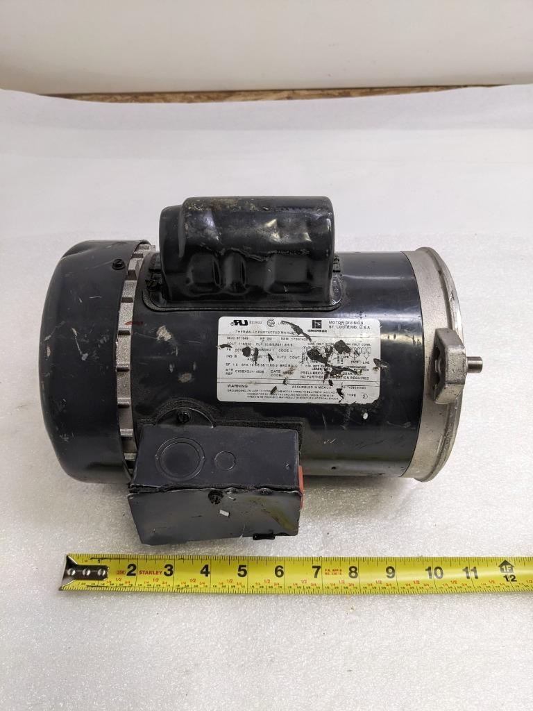 EMERSON C63BXGJH-4538 ELECTRIC FEED MOTOR FOR LIVESTOCK OPERATIONS NEW H2