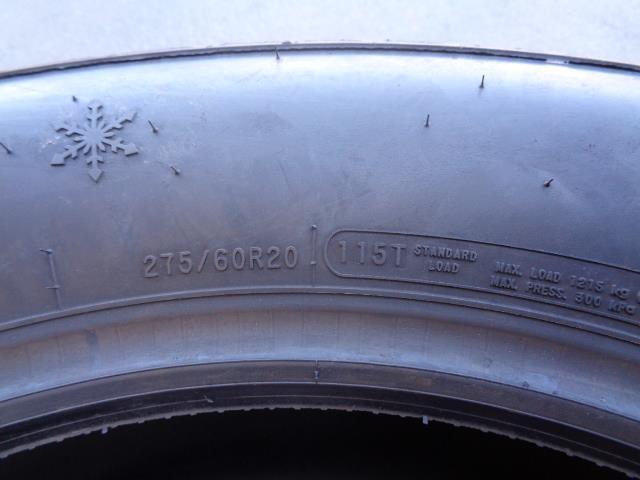 MASTERCRAFT GLACIER MSW BSW P 275 60 20 115T SL SNOW WINTER TIRE 90000038261