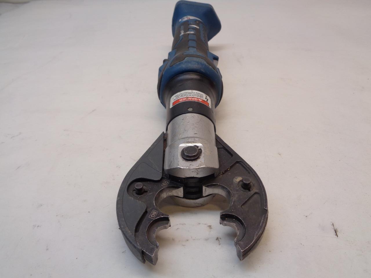 HUSKIE TOOLS IL-ND 6 TON INLINE COMPRESSION CRIMPING TOOL w/ DG HEAD BSR35