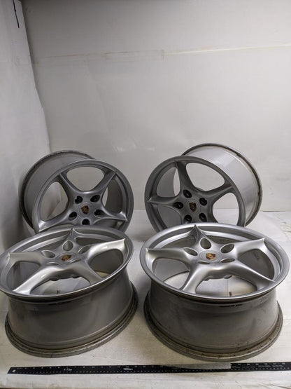 PORSCHE 99636214003, 99636213603 STAGGERED WHEEL FULL SET FOR 85-12 911 USED SR