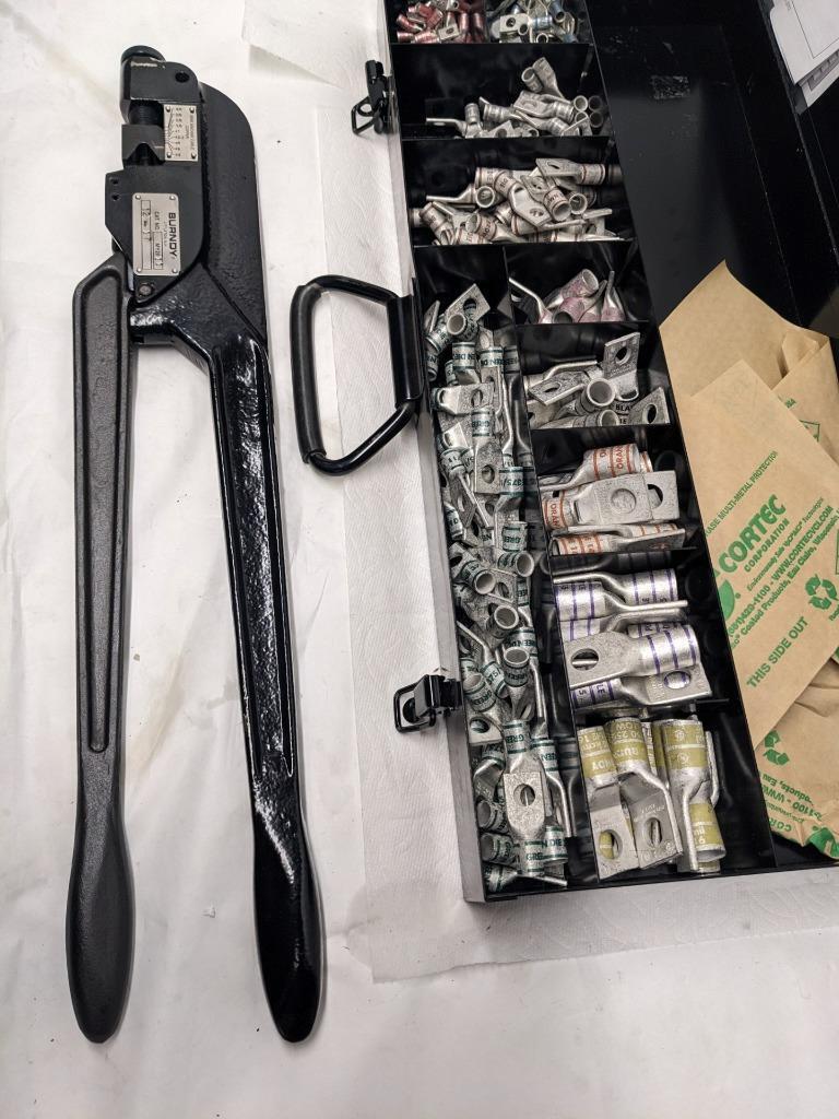 BURNDY MY29 UNIVERSAL KIT WITH HYTOOL MY29-11 DIELESS CRIMPER NEW R28