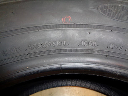 1 GOODYEAR ASSURANCE WEATHERREADY P 235 65 18 106H SL TIRE 767885537 BQ1