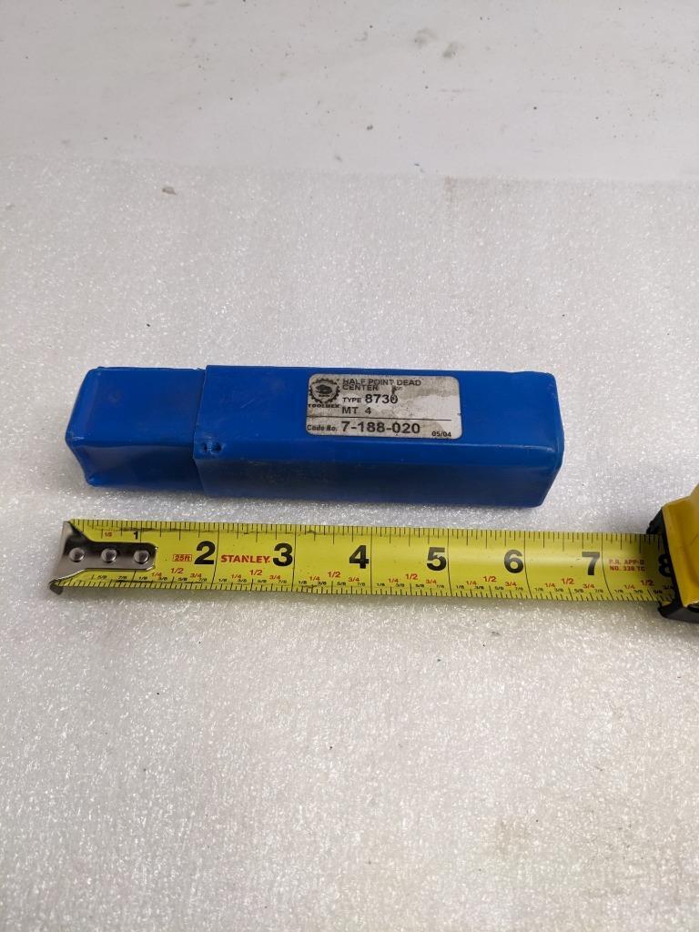 BISON 8730-4 HALF POINT DEAD CENTER SOLID MT4 TAPER MORSE 7-188-020 NEW R22T5