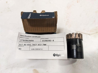 Epiroc Atlas Copco 7ACF Medium Hard Rock Drilling Bit 3760903695 NEW BSIG1