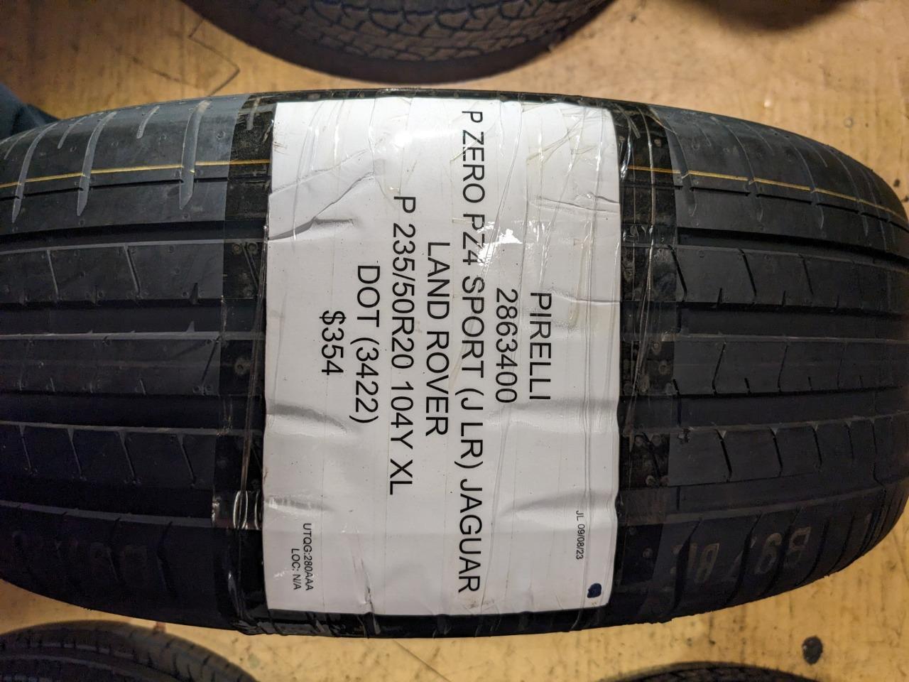 PIRELLI P ZERO PZ4 SPORT JAGUAR LAND ROVER P 235 50 20 104Y XL TIRE 2863400