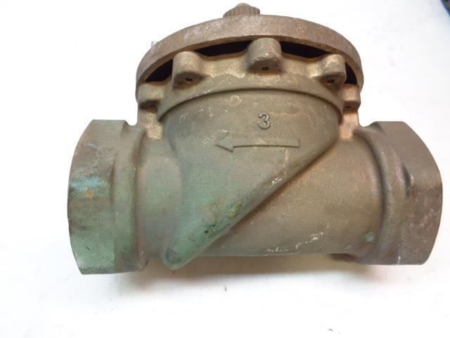 NEW HUNTER VALVE IBV301GFS 3 INCH BRASS GLOBE VALVE W/ FILTER SENTRY R32