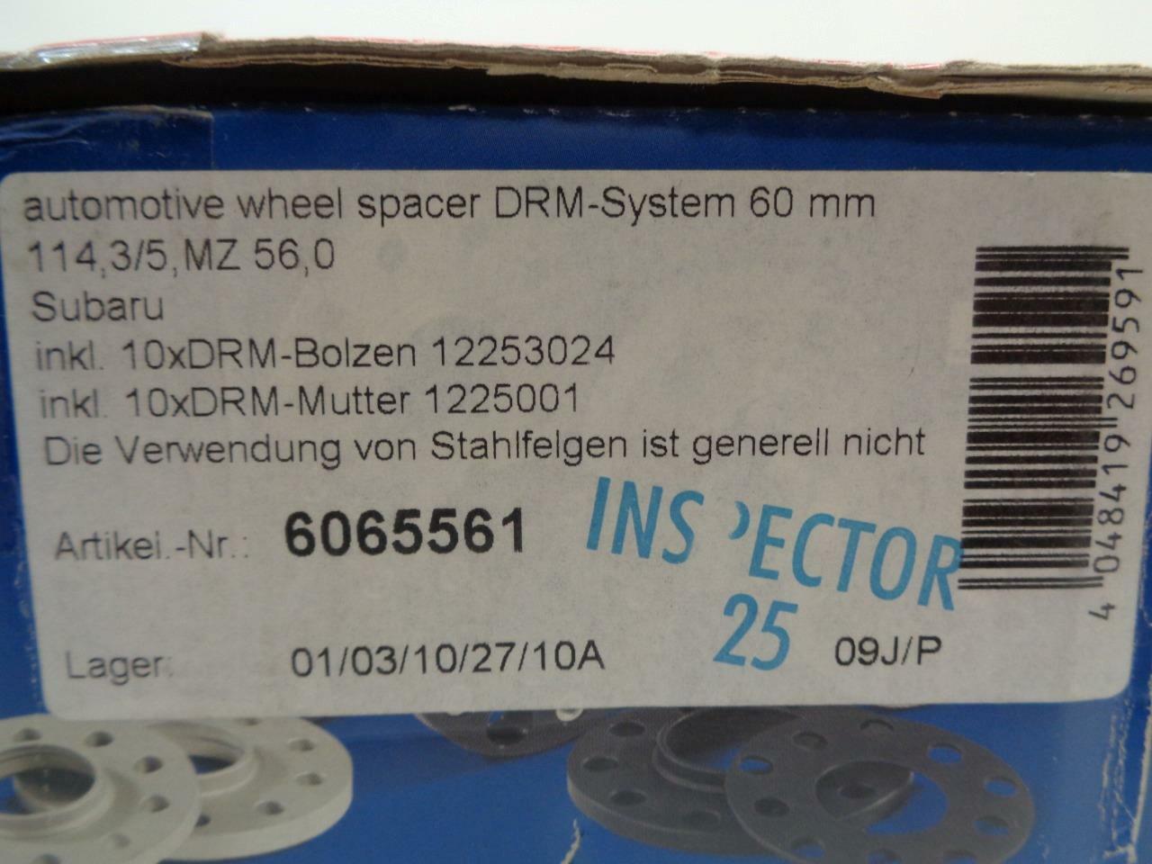 New H&R 60mm Spacers 6065561 For Subaru R9