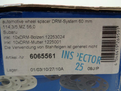 New H&R 60mm Spacers 6065561 For Subaru R9