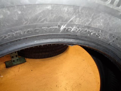 2 BRIDGESTONE WEATHERPEAK P 235 60 17 102H SL TIRES 006046 BQ4